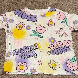 Zara Berry Vibes Graphic T-Shirt - size 3-4T